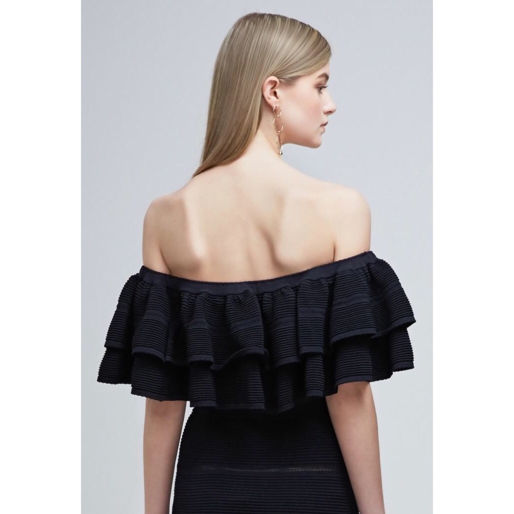 🆕 KEEPSAKE Off the Shoulder Ruffle Crop Top - Picture 2 of 5